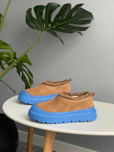 UGG Australia США Tasman Weather Hybrid Slipper Chestnut/Blue Уггі тасман з силіконом руді з синім замшеві Австралія - Розмір 35 (US 4) 1016222333 фото