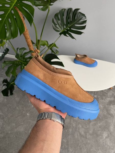 UGG Australia США Tasman Weather Hybrid Slipper Chestnut/Blue Уггі тасман з силіконом руді з синім замшеві Австралія - Розмір 35 (US 4) 1016222333 фото