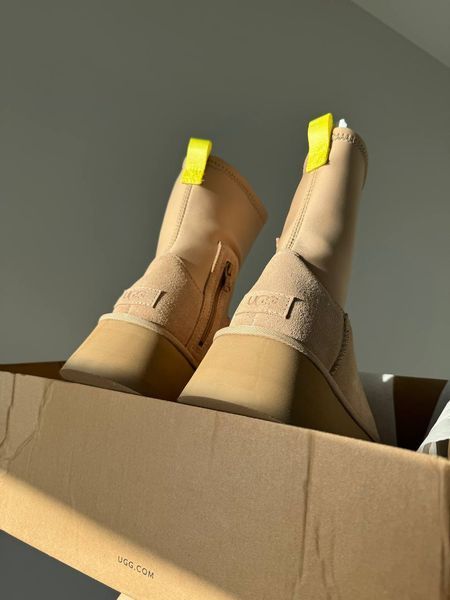 UGG Australia США UGG Classic Dipper Boot Sand Уггі на платформі пісочні бежеві замшеві Австралія - Розмір 35 (US 4) 2110100774 фото