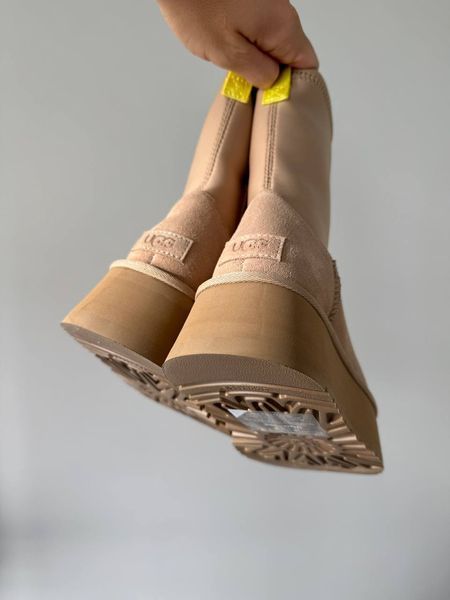 UGG Australia США UGG Classic Dipper Boot Sand Уггі на платформі пісочні бежеві замшеві Австралія - Розмір 35 (US 4) 2110100774 фото