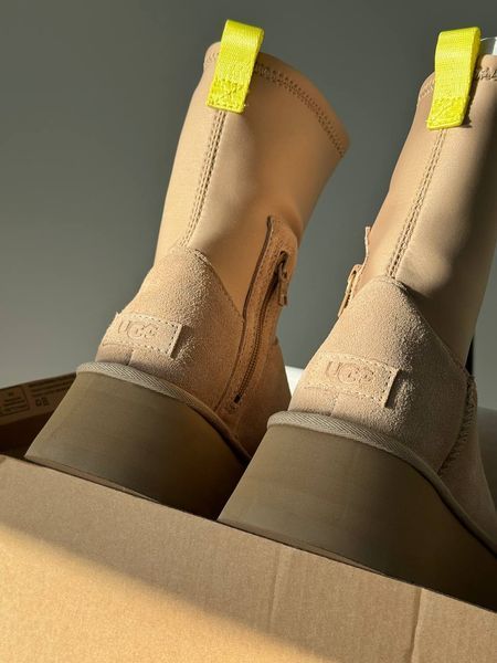 UGG Australia США UGG Classic Dipper Boot Sand Уггі на платформі пісочні бежеві замшеві Австралія - Розмір 35 (US 4) 2110100774 фото