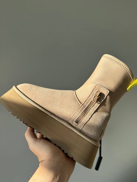 UGG Australia США UGG Classic Dipper Boot Sand Уггі на платформі пісочні бежеві замшеві Австралія - Розмір 35 (US 4) 2110100774 фото