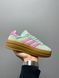 США Adidas Gazelle Bold Pulse Mint Pink Platform жіночі шкіряні якісні кросівки Адідас Газель Платформа зелені рожеві 0320 - Розмір 36 (US 5) 11168049 фото 1