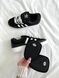 США Adidas Campus xx BAD BUNNY Black/White жіночі, чоловічі шкіряні якісні кросівки Адідас Кампус чорні з білим - Розмір 36 (US 5) 11167499 фото 5