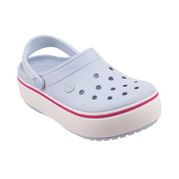 Crocs Оригінал Crocband ™ Platform Clog Ice/Blue Жіночі Крокс США (205434) - 36 (Стопа 22.5-23.2см) M4/W6 100927 фото