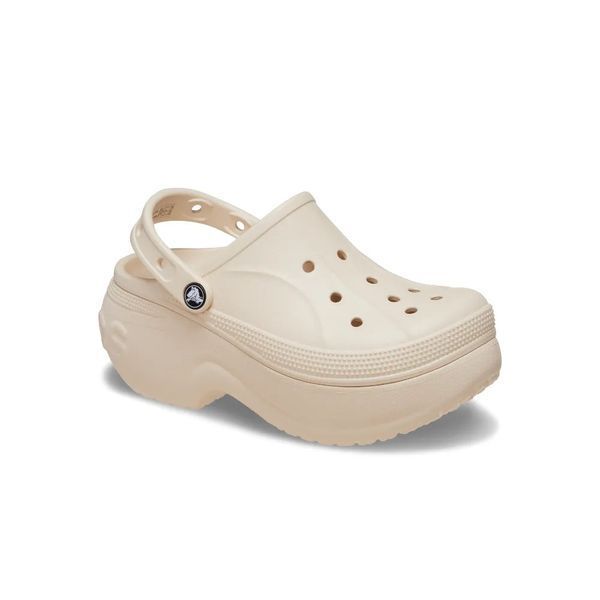 Crocs Bella Platform Оригінал Крокс на платформі Bone Бежеві Women Sabo Сабо США - Чоловічі та Жіночі - 36 (Стопа 22.5-23.2см) M4/W6 9977293 фото