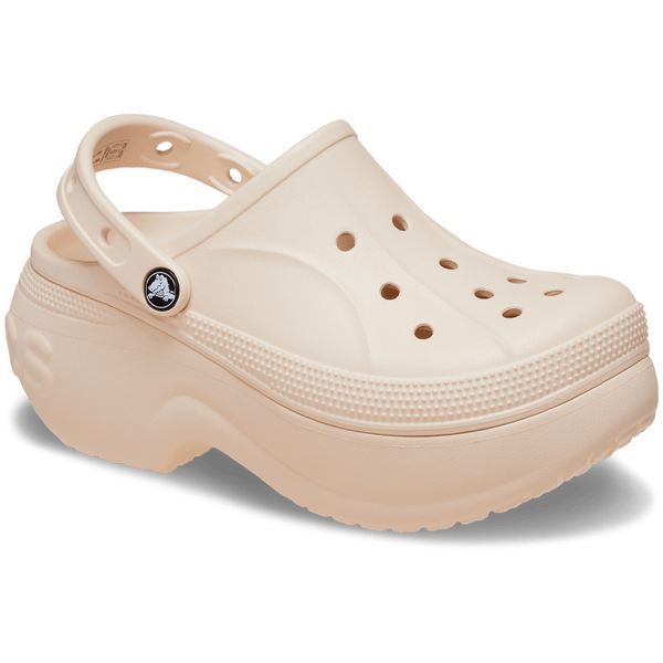 Crocs Bella Platform Оригінал Крокс на платформі Bone Бежеві Women Sabo Сабо США - Чоловічі та Жіночі - 36 (Стопа 22.5-23.2см) M4/W6 9977293 фото