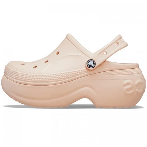 Crocs Bella Platform Оригінал Крокс на платформі Bone Бежеві Women Sabo Сабо США - Чоловічі та Жіночі - 36 (Стопа 22.5-23.2см) M4/W6 9977293 фото
