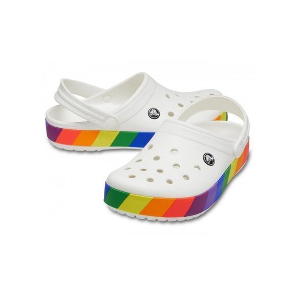 Crocs Оригінал Crocband&trade; Clog Rainbow рудужні різнокольорові Чоловічі Жіночі Крокс США - 36 (Стопа 22.5-23.2см) M4/W6 9976893 фото