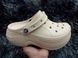 Crocs Bella Platform Оригінал Крокс на платформі Bone Бежеві Women Sabo Сабо США - Чоловічі та Жіночі - 36 (Стопа 22.5-23.2см) M4/W6 9977293 фото 1