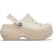 Crocs Bella Platform Оригінал Крокс на платформі Bone Бежеві Women Sabo Сабо США - Чоловічі та Жіночі - 36 (Стопа 22.5-23.2см) M4/W6 9977293 фото 7