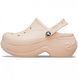 Crocs Bella Platform Оригінал Крокс на платформі Bone Бежеві Women Sabo Сабо США - Чоловічі та Жіночі - 36 (Стопа 22.5-23.2см) M4/W6 9977293 фото 4