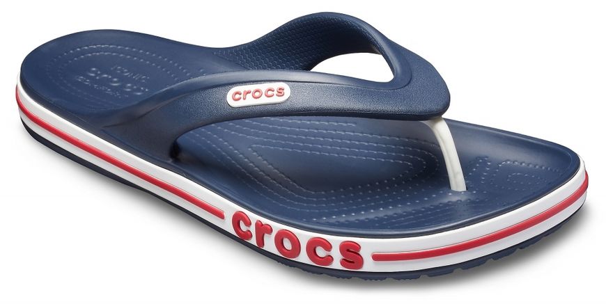 Crocs Оригінал Bayaband ™ Flip Navy / Pepper (В'єтнамки) Чоловічі Крокс США (205393) - 36 (Стопа 22.5-23.2см) M4/W6 100179 фото