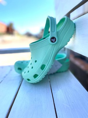 Crocs Оригінал Classic Clog Mint / White Мятні Крокс США (1670855291) - 36 (Стопа 22.5-23.2см) M4/W6 114449 фото