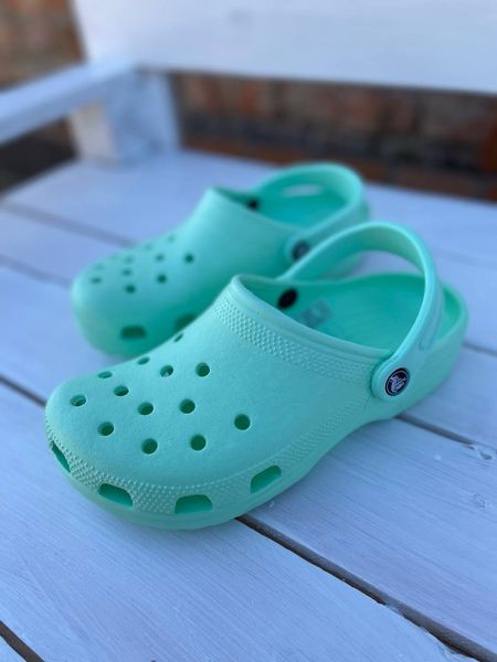 Crocs Оригінал Classic Clog Mint / White Мятні Крокс США (1670855291) - 36 (Стопа 22.5-23.2см) M4/W6 114449 фото