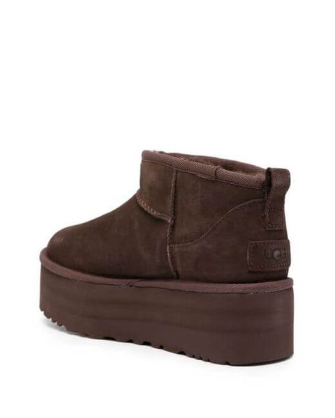 UGG Australia США Ultra Mini Platform Chocolate Уггі ультра міні платформа шоколад замшеві Австралія - Розмір 35 (US 4) 2111764 фото