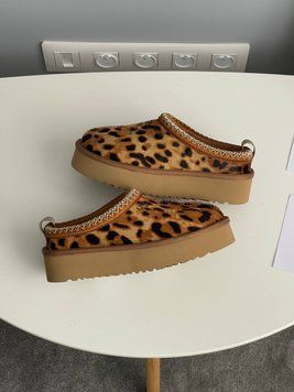 UGG Australia США Tasman Platform Leopard Уггі тасман платформа леопардові замшеві Австралія - Розмір 35 (US 4) 2110100626 фото