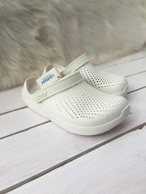 Crocs Оригінал LiteRide ™ Clog Almost White / Almost White Жіночі Крокс США (204592) - 36 (Стопа 22.5-23.2см) M4/W6 100849 фото