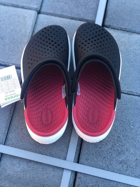 Crocs Оригінал Крокс InMotion Clog Atmosphere Red/black Чорно/Червоні&ndash; США, Чоловічі/Жіночі Крокси - 36 (Стопа 22.5-23.2см) M4/W6 9977245 фото