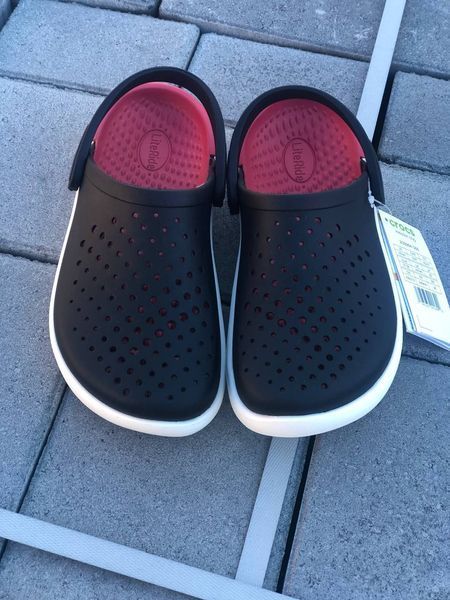 Crocs Оригінал Крокс InMotion Clog Atmosphere Red/black Чорно/Червоні&ndash; США, Чоловічі/Жіночі Крокси - 36 (Стопа 22.5-23.2см) M4/W6 9977245 фото