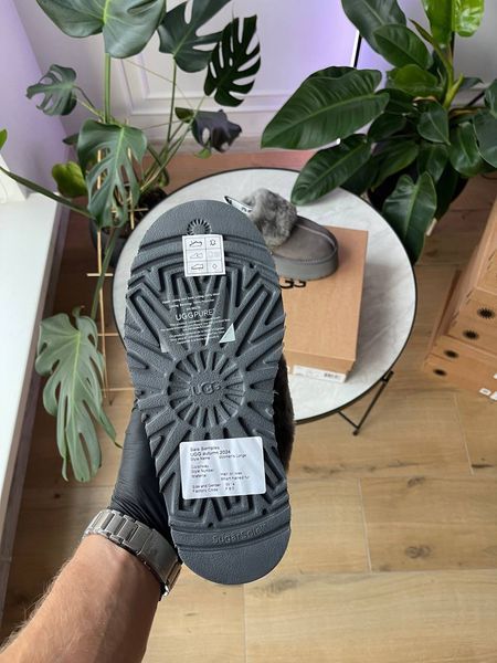 Ugg Australia США Funkette Slipper Platform Grey Уггі шльопки платформа сірі УГГ Австралія - Розмір 35 (US 4) 211155313 фото