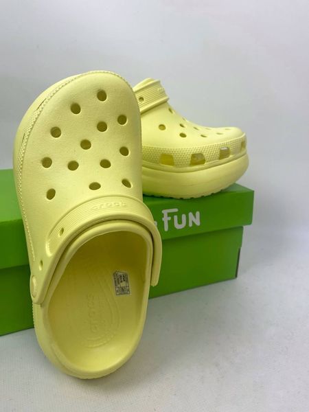 Crocs Оригінал Classic &trade; Crush Sulphur Women Sabo крокс сабо Оригінал США (206302-6) - 36 (Стопа 22.5-23.2см) M4/W6 113889 фото
