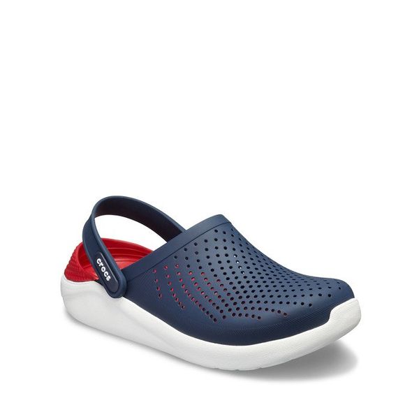 Crocs Оригінал LiteRide™ Clog Navy / Peper Чоловічі та Жіночі Крокс США (204592) - 36 (Стопа 22.5-23.2см) M4/W6 100096 фото