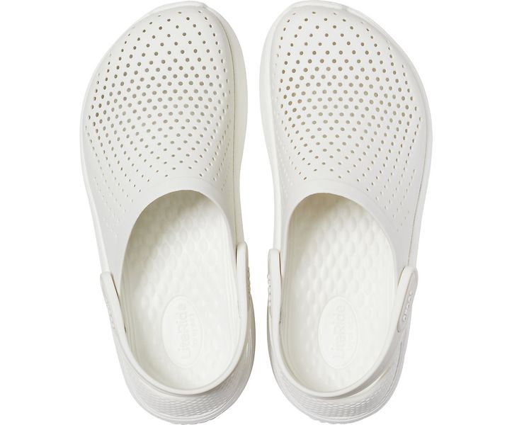 Crocs Оригінал LiteRide ™ Clog Almost White / Almost White Жіночі Крокс США (204592) - 36 (Стопа 22.5-23.2см) M4/W6 100849 фото