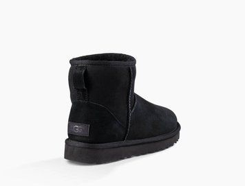 UGG Australia США Mini II Classic Чорні цільна овчина міні Угг Австралія - Розмір 35 (US 4) 1016222-01 фото