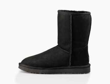 Дитячі UGG Australia Classic Short II Чорні натуральні Угг - Розмір 24 (15 см) 2111313 фото