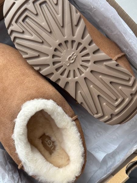 UGG Australia США Slipper Pumped Slide Chestnut Уггі на платформі пампед руді замшеві Австралія - Розмір 35 (US 4) 2110100977 фото