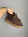 UGG Australia Classic Lowmel Sneaker Platform Chocolate Кросівки з хутром на платформі шоколадні уггі замш цільна овчина Угг Австралія - Розмір 35 (US 4) 2110100577 фото 7