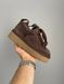 UGG Australia Classic Lowmel Sneaker Platform Chocolate Кросівки з хутром на платформі шоколадні уггі замш цільна овчина Угг Австралія - Розмір 35 (US 4) 2110100577 фото 5