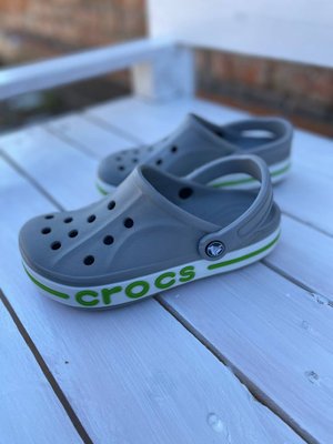 Crocs Оригінал Bayaband ™ Clog Charcoal Яскраво Зелені чоловічі Крокс США (205089) - 36 (Стопа 22.5-23.2см) M4/W6 100009 фото