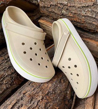 Crocs Оригінал Classic Off Court Bone Бежеві Чоловічі та Жіночі Крокс США - 36 (Стопа 22.5-23.2см) M4/W6 9976997 фото