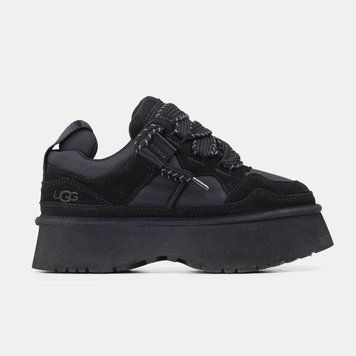UGG Australia США Classic Astromel Black FUR Slipper Уггі кросівки на шнурівці платформа чорні замшеві Австралія - Розмір 35 (US 4) 1016222437 фото