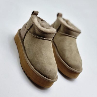 UGG Australia США Ultra Mini Platform II Khaki Olive AntiLope Уггі ультра міні платформа Угг Австралія - Розмір 35 (US 4) 2111555 фото