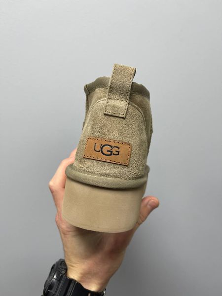 UGG Australia США Ultra Mini Platform II Khaki Olive AntiLope Уггі ультра міні платформа Угг Австралія - Розмір 35 (US 4) 2111555 фото