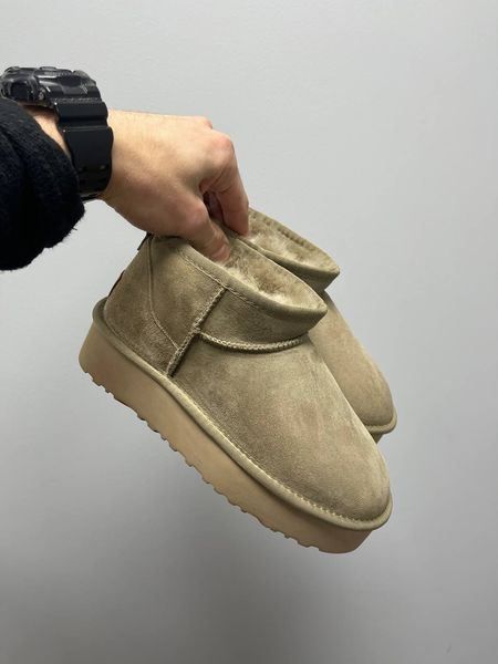 UGG Australia США Ultra Mini Platform II Khaki Olive AntiLope Уггі ультра міні платформа Угг Австралія - Розмір 35 (US 4) 2111555 фото