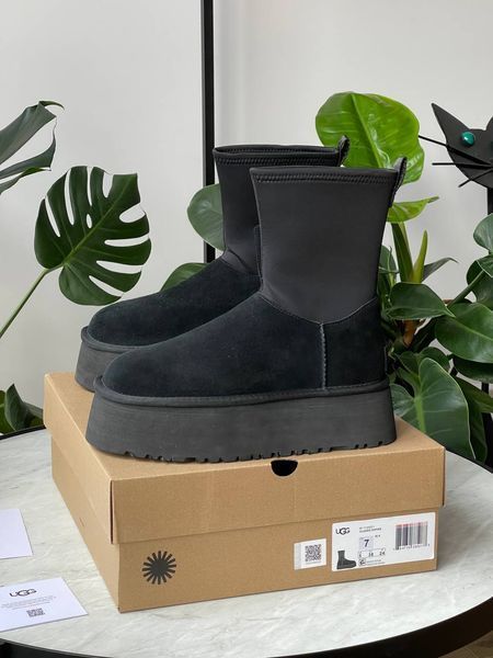 Ugg Australia США Classic Dipper Boot Black Уггі діппер платформа чорні УГГ Австралія - Розмір 35 (US 4) 211155265 фото