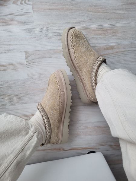 UGG Australia США Slipper Tasman Biarritz Mustard Seed Уггі пісочні бежеві замшеві Австралія - Розмір 35 (US 4) 1016222737 фото