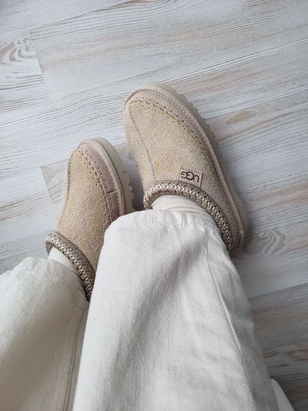 UGG Australia США Slipper Tasman Biarritz Mustard Seed Уггі пісочні бежеві замшеві Австралія - Розмір 35 (US 4) 1016222737 фото