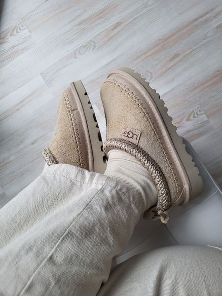 UGG Australia США Slipper Tasman Biarritz Mustard Seed Уггі пісочні бежеві замшеві Австралія - Розмір 35 (US 4) 1016222737 фото