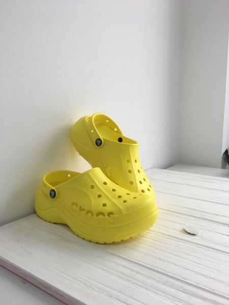Crocs Оригінал Bayaband &trade; Platform Lemon Жіночі Крокс США (205434-11) - 36 (Стопа 22.5-23.2см) M4/W6 112095 фото