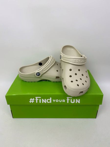 Crocs Оригінал Classic Bone Молочний Крокс США (1670855291) - 36 (Стопа 22.5-23.2см) M4/W6 114238 фото