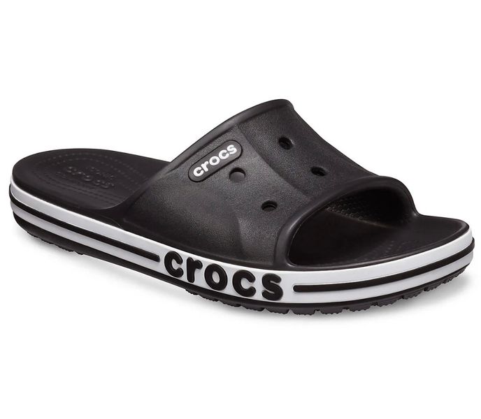 Crocs Оригінал Bayaband™ Slide Black чорні / білі Чоловічі Жіночі Крокс США (205393-11) - 36 (Стопа 22.5-23.2см) M4/W6 105400 фото