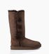 UGG Australia США Tall Triplet Button II Шоколад цільна овчина Угг Австралия - Розмір 35 (US 4) 2110595 фото 3