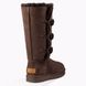 UGG Australia США Tall Triplet Button II Шоколад цільна овчина Угг Австралия - Розмір 35 (US 4) 2110595 фото 2