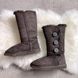 UGG Australia США Tall Triplet Button II Шоколад цільна овчина Угг Австралия - Розмір 35 (US 4) 2110595 фото 1