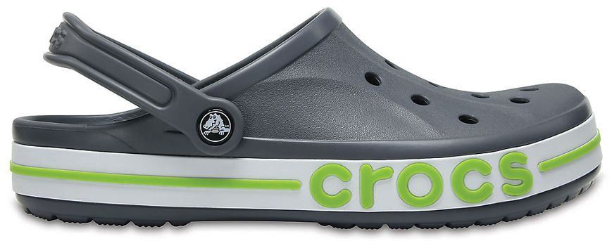 Crocs Оригінал Bayaband ™ Clog Charcoal Яскраво Зелені чоловічі Крокс США (205089) - 36 (Стопа 22.5-23.2см) M4/W6 100009 фото